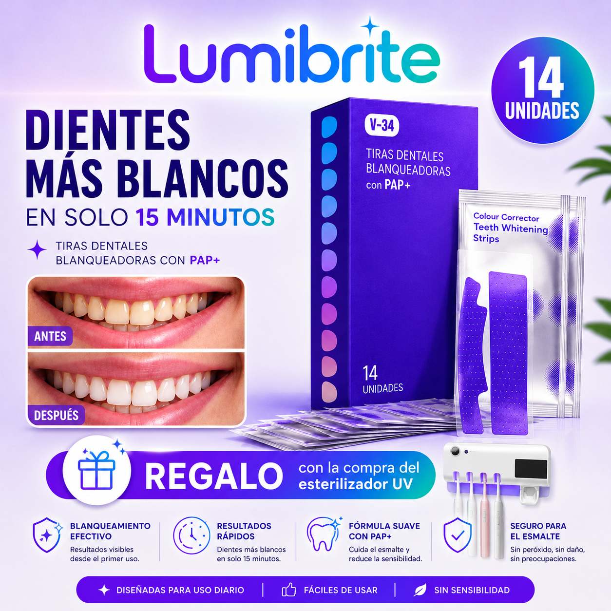 Tiras blanqueadoras